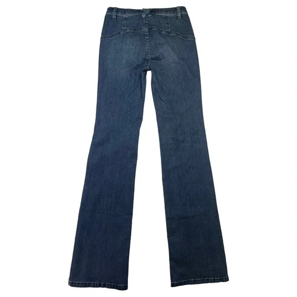 We The Free Eva Denim High Rise Lace Up Bootcut Womens Jeans Size 25 - Picture 10 of 10